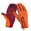 gants chauffants orange